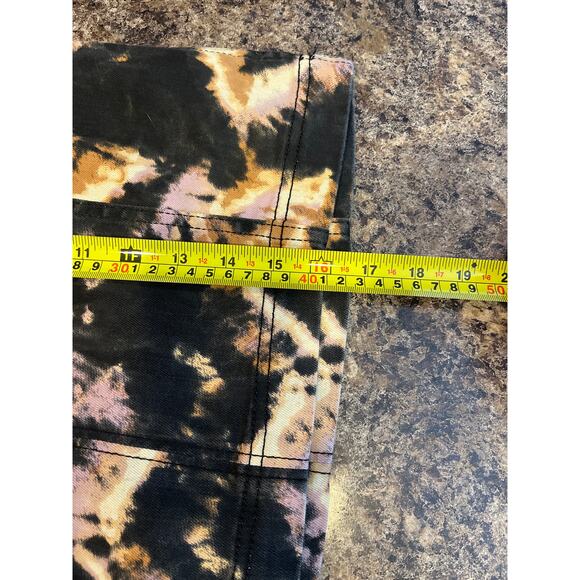 Free People Modern Femme Novelty Black Brown Mini Skirt Size 8 - Picture 7 of 7